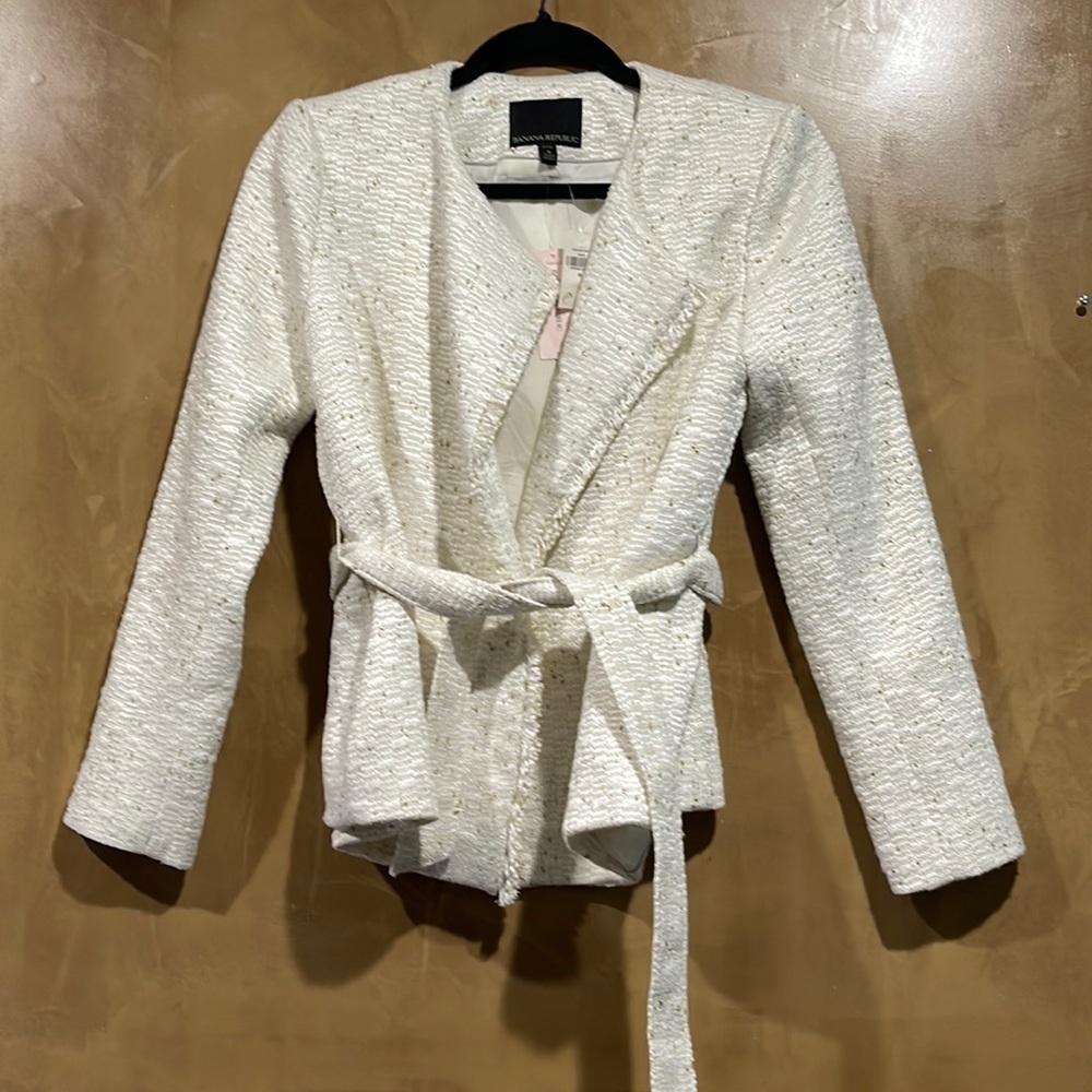 Banana Republic Sz 4 Petite Lined Jacket